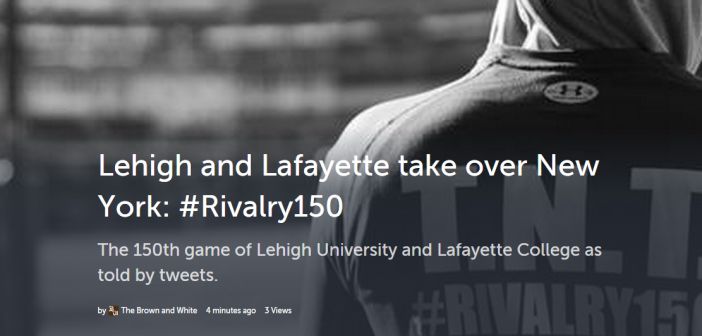 #Rivalry150 Storify