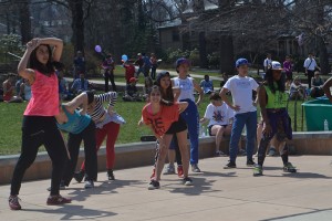 Lehigh’s dance club, Dancin’, performing at International Bazaar on Sunday, April 13, 2014. This year's Bazaar will be held on the UC Front Lawn from 12-4 p.m. on Sunday, April 12, 2015. (Brishty Khossein/B&W photo)