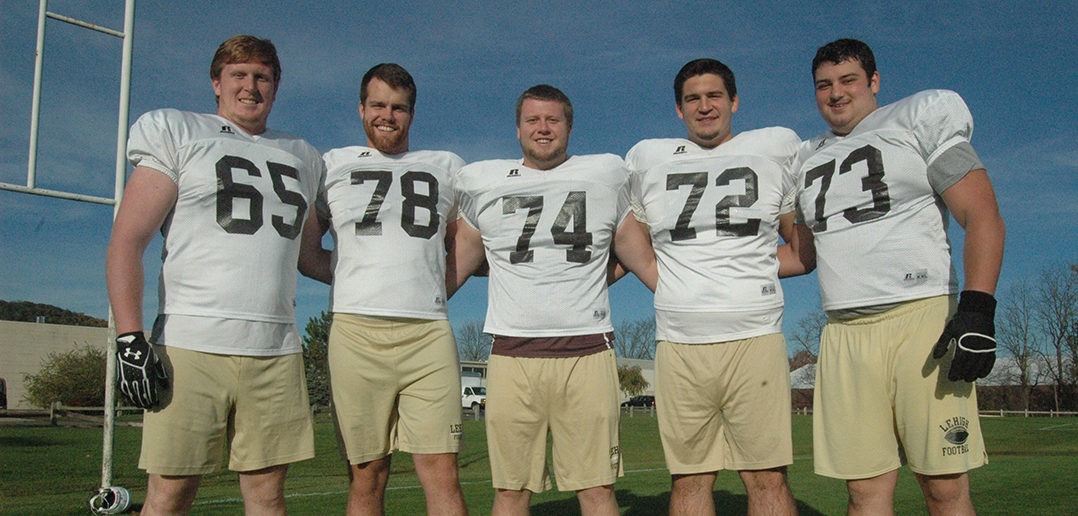 Lehigh football team’s O-line paves way for offense
