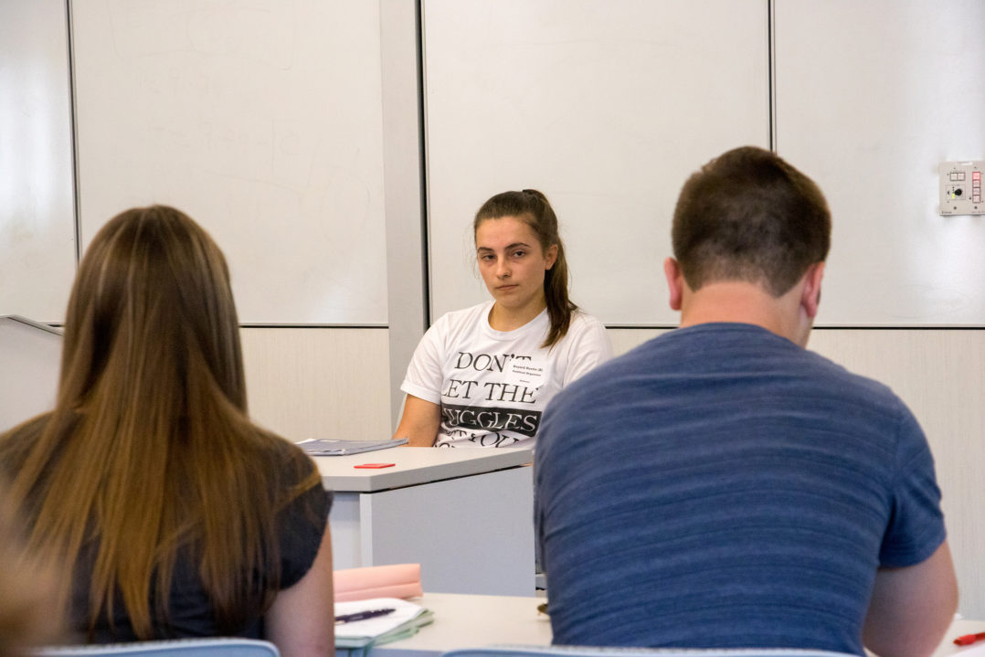 Sociology students recreate civil rights trial in ‘Reacting to the Past’ game