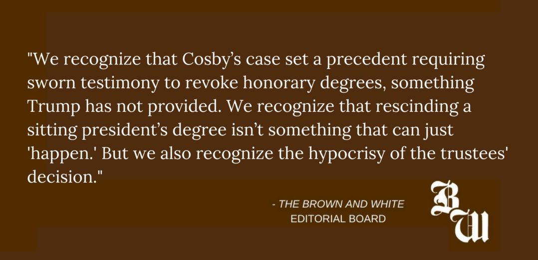 Editorial: Board of Trumpees