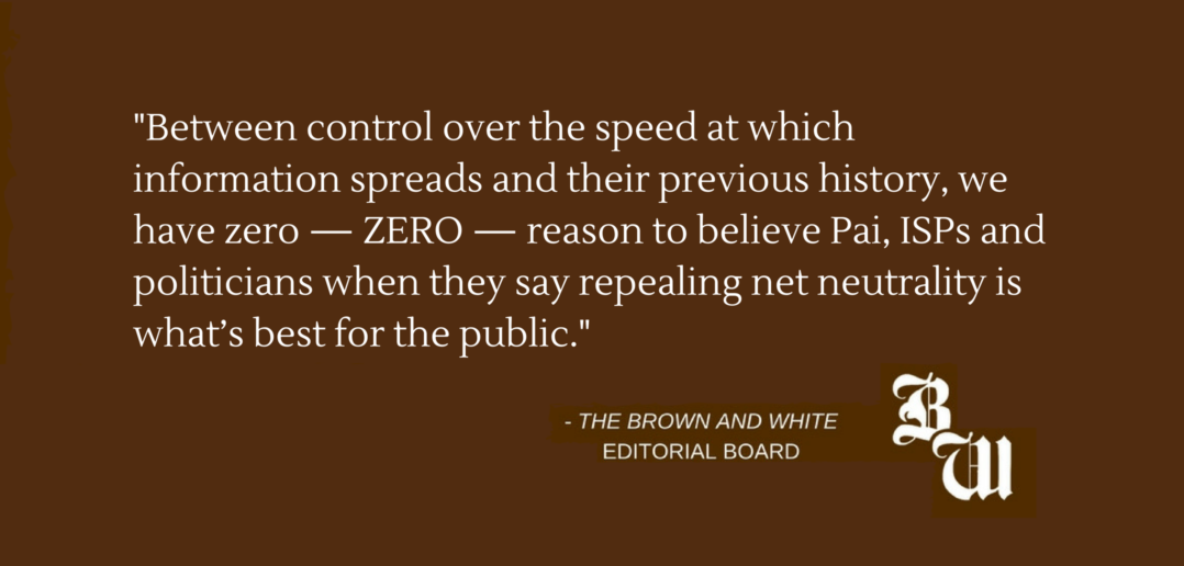 Editorial: Net Neutrality