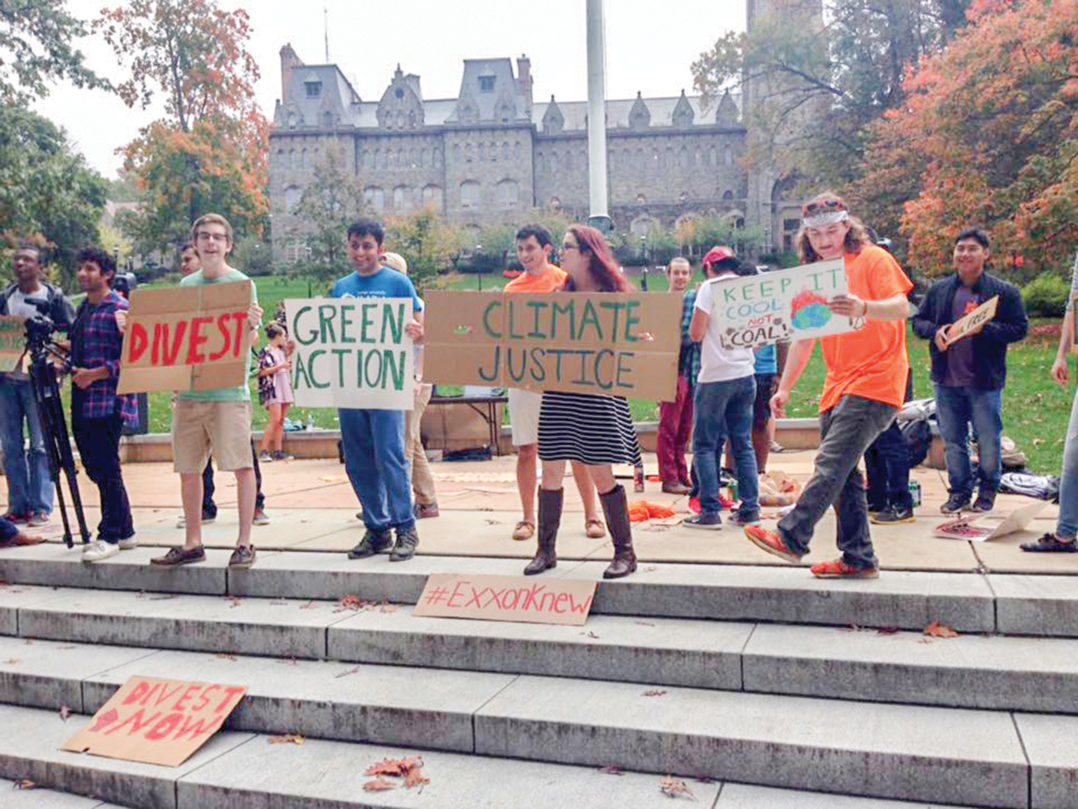 Board of trustees to discuss divestment from fossil fuel companies