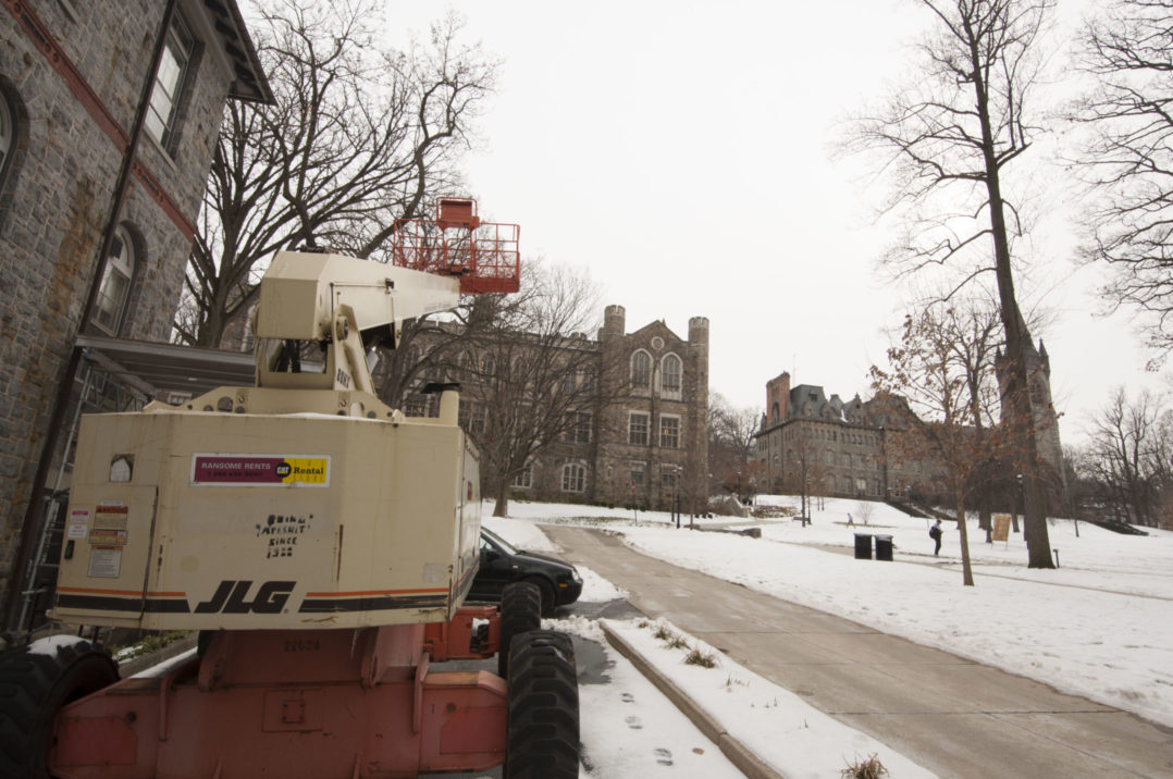 Renovations to the University Center and Chandler-Ullmann Hall force relocation of offices