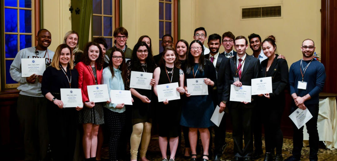 Tri Alpha Honor Society inducted its first class - The Brown and White