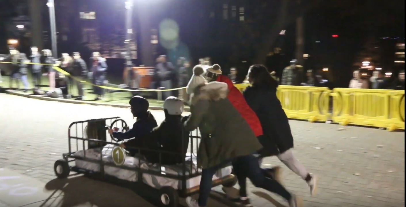 Lehigh students celebrate spirit week with bed races The Brown and White