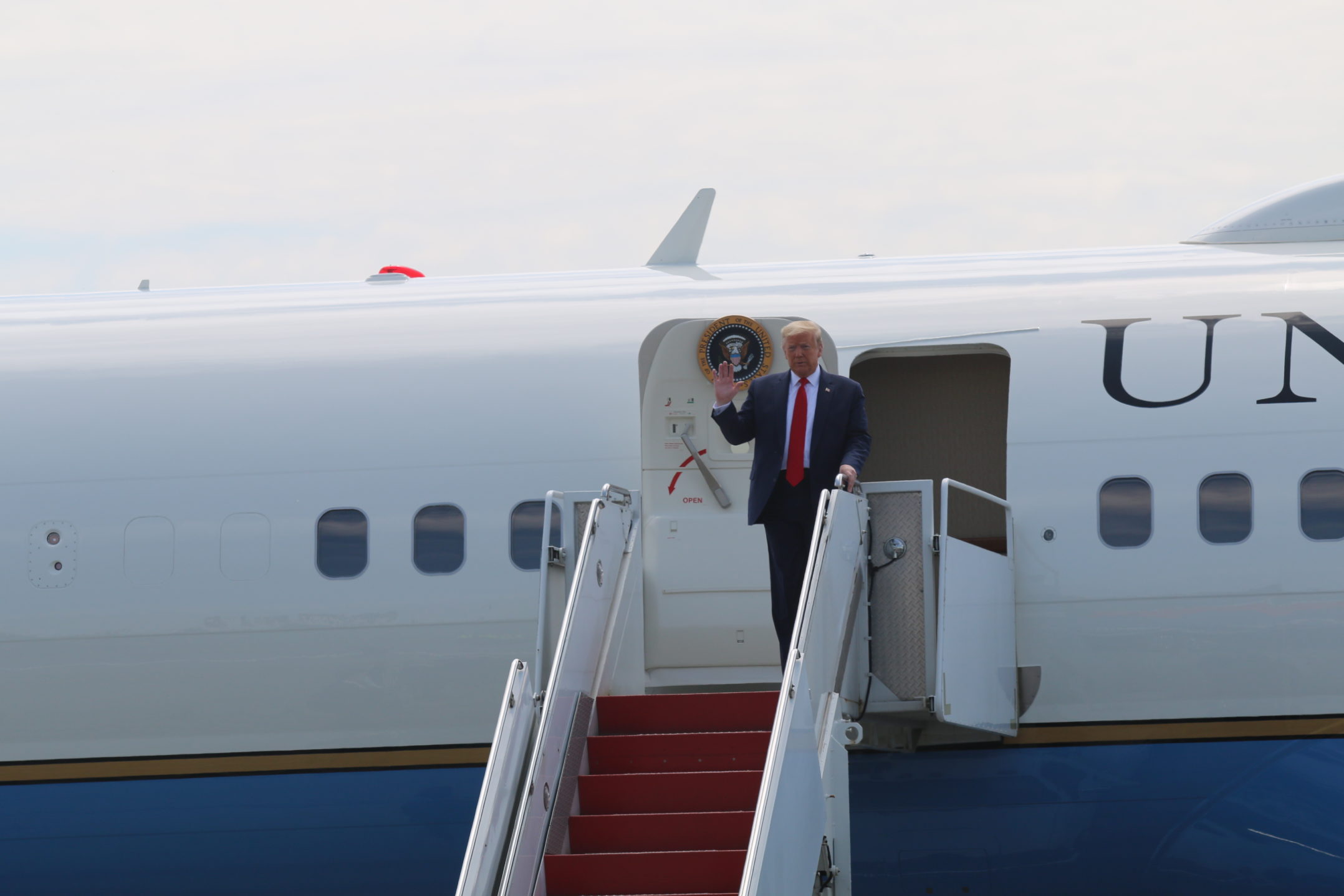 IN PICTURES: Trump Lands in Lehigh Valley - The Brown and ...