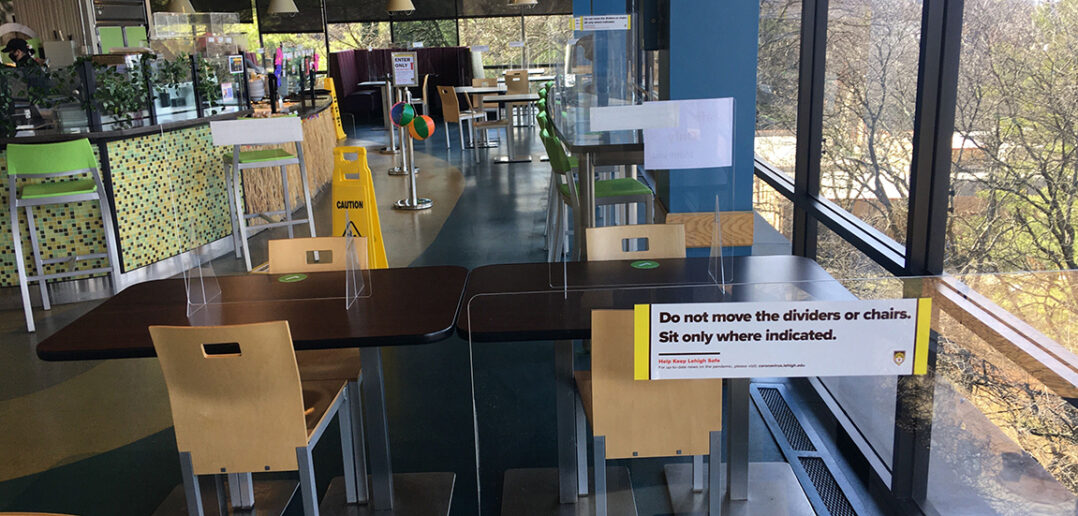 In-person dining returns at Lehigh on a trial basis