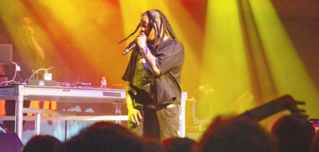 Rapper Waka Flocka Flame performs at spring concert