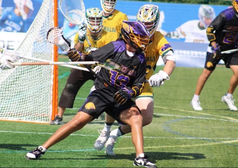 Bleyton Hopps-Thompson carries Haudenosaunee heritage in lacrosse