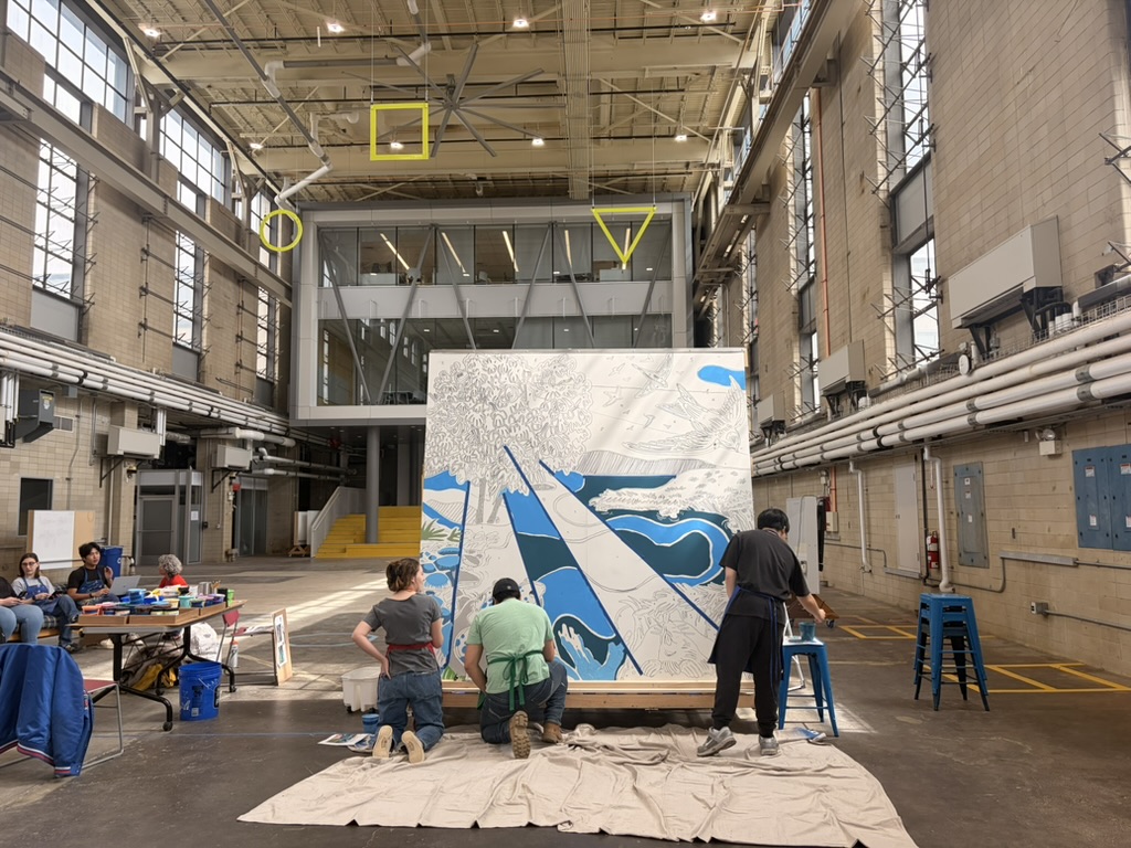 Students turn research into South Side mural