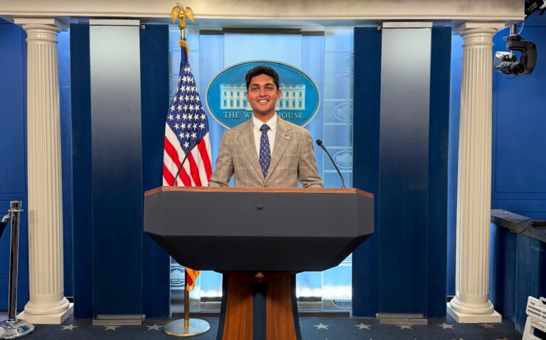 Johshveer Chadha serves as White House intern