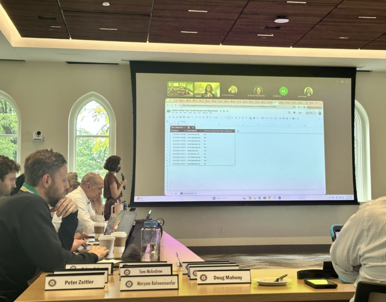 Faculty Senate votes on Explore Lehigh program and new annual review